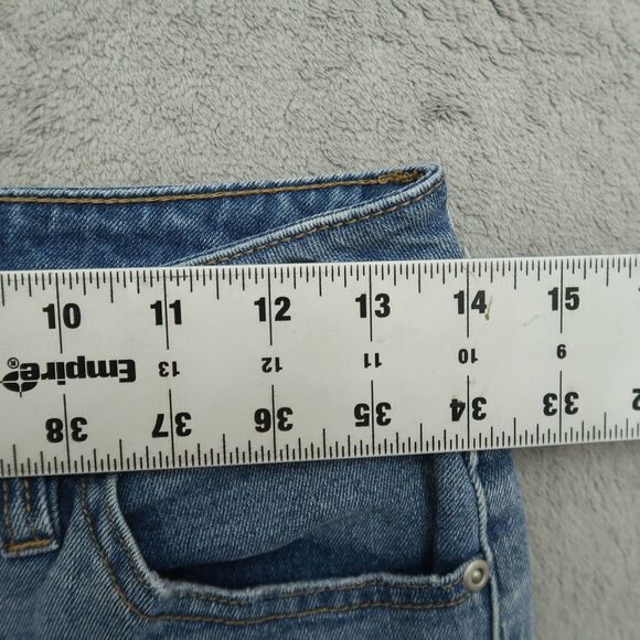 Harper Heritage Jeans Womens Size 27 High-Rise Flare Denim 33" Inseam Distressed - Picture 4 of 16